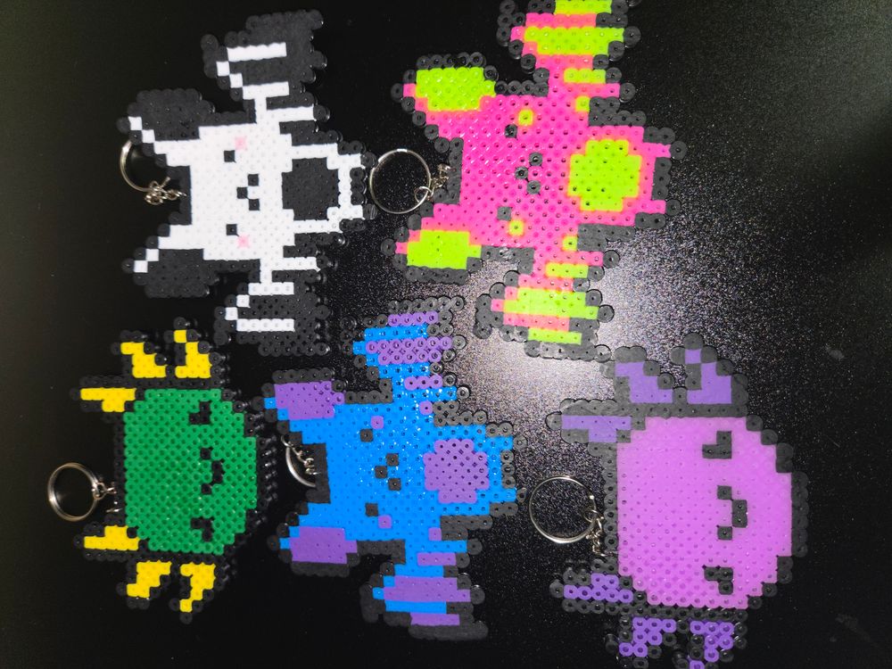 Large Perler Keychains